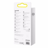 Baseus Dynamic kabelis USB į Lightning, 2.4A, 2m (baltas)