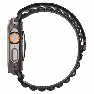 SPIGEN WBF1 dirželis APPLE WATCH 6 / 7 / 8 / 9 / 10 / SE / ULTRA 1 / 2 (44 / 45 / 46 / 49 MM) juodas