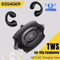 Bluetooth laisvų rankų įranga Essager "E88" juoda (Bluetooth 5.3)