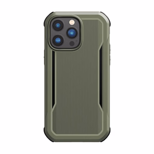 Raptic X-Doria Fort dėklas iPhone 14 Pro Max su Magnetine šarvuota žalia danga