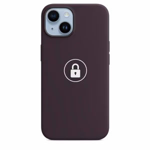 Phone Case "Silicone Case v2" for iPhone 14 Plus / Elderberry / in package