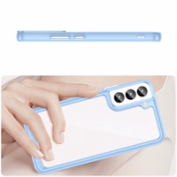 Outer Space dėklas telefonui Samsung Galaxy S23 su lanksčiu rėmeliu mėlynas