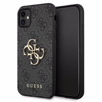 Guess GUHCN614GMGGR iPhone 11 6,1"/ Xr pilkas/pilkas hardcase 4G Big Metal Logo