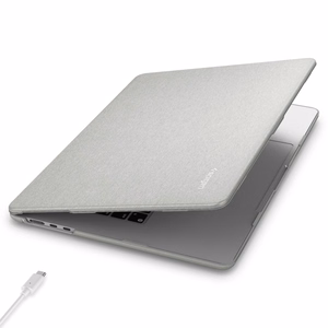 Spigen Urban Fit dėklas, skirtas MacBook Air 13" 2023 / 2024 / 2025 / 2026 – pilkas
