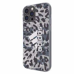 Adidas OR SnapCase Leopard dėklas telefonui iPhone 13 Pro Max - pilkas