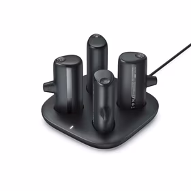 4 Veger W007CK 5000mAh išorinių baterijų rinkinys (2x Lightning + 2x USB-C) su įkrovimo stotele - juoda