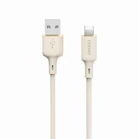 Dudao L7SL USB-A - Lightning kabelis 5A 1m - smėlio spalvos