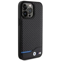 BMW Odinis Carbon dėklas telefonui iPhone 15 Pro Max - juodas