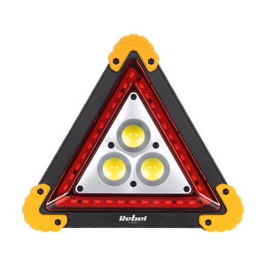 Multifunction workshop lamp with warning triangle