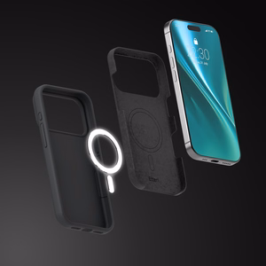 Etteri Silikoninis Mag dėklas for iPhone 17 Pro Max juodas