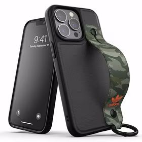 Adidas OR Dėklas telefonui su rankena iPhone 13 Pro /13 6.1" juodas-žalias/juodas-žalias 47111