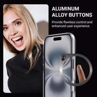 Crong Clear MAG Pro - iPhone 16 MagSafe dėklas (Clear)