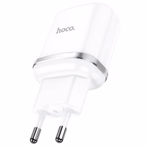 Telefono įkroviklis Hoco USB A QC3.0 3A 18W N3 baltas