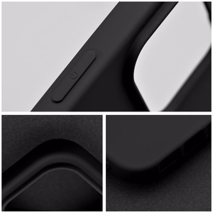 Silikoninis dėklas telefonui IPHONE 17 Pro juodas