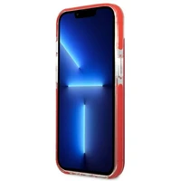 Karl Lagerfeld Karl & Choupette Head dėklas telefonui iPhone 13 mini - raudonas