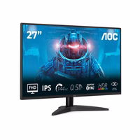 AOC 27B36X kompiuterio monitorius 68,6 cm (27") 1920 x 1080 pikseliai „Full HD“ LED Juoda