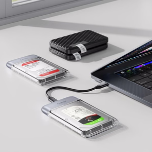 "Orico TX25C3" 2,5 colių HDD/SSD USB-C 5Gb/s diskinis kaupiklis - skaidrus