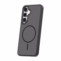 Frame Thin Mag dėklas for Samsung Galaxy S25 juodas