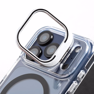 Case for iPhone 17 Pro Max / 18 Pro Max Lens Mag Cover compatible with MagSafe white