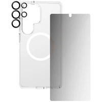 CARE by PanzerGlass Flagship 3in1 dėklas + privatumo stiklas + lęšis Samsung Galaxy S25 Ultra