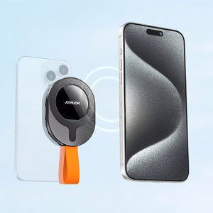 Joyroom JR-ZS393-S magnetinis laikiklis su siurbtukais 4.7–7" telefonui - juodas ir oranžinis