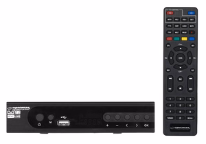 Esperanza EV106P – DVB-T2 H.265/HEVC skaitmeninės antžeminės televizijos imtuvas, juodas