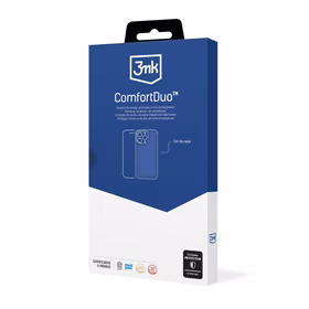 Dėklo ir apsauginio stikliuko rinkinys 3mk ComfortDuo Clear Samsung A145 A14 4G/A146 A14 5G