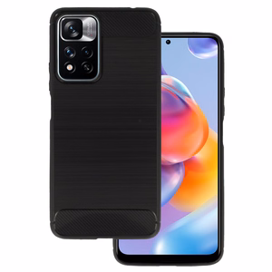 Galinė dėklas telefonui CARBON XIAOMI REDMI NOTE 11 PRO PLUS 5G juodas