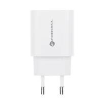FORCELL F-ENERGY TFK-TC-30WPD kelioninis įkroviklis Type C + USB A PD QC4.0 3A 30W baltas