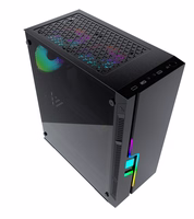Gembird ATX Fornax 2000 RGB dėklas, RGB foninis apšvietimas, juoda spalva