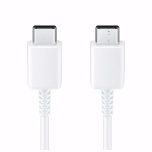 USB kabelis Samsung EP-DA705BWE 25W 3A Type-C-Type-C 1.0m baltas