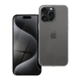 Skaidrus dėklas 2 mm dėžutėje IPHONE 15 Pro Max skaidrus