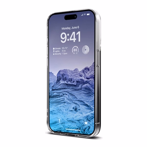 Crong Crystal Slim Cover dėklas, skirtas iPhone 15 Pro Max, skaidrus