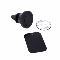 "Maxlife" automobilinis laikiklis oro ventiliacijos angai MXCH-12 magnetinis juodas