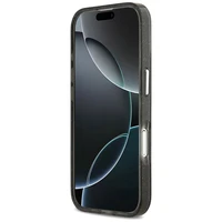 KARL LAGERFELD dėklas telefonui IPHONE 17, suderinamas su magnetiniu MagSafe (KLHMP17SHGKCGKBK, IML Glitter k&C Sketch Logo) juodas