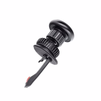 BLUE STAR magnetinis automobilio laikiklis oro ventiliacijai SMART LOCK ROUND MAGNETIC juodas