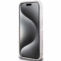 Guess IML GCube Magnetinis dėklas iPhone 15 Pro - rožinis