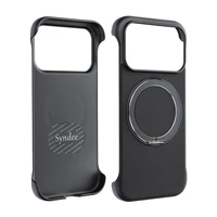 Dėklas EDGE FREE suderinamas su MagSafe skirtas IPHONE 17 Air juodas