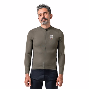Rockbros 15220003002 ROAD TO SKY men's long sleeve cycling jersey S - green