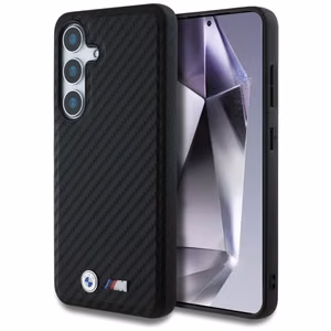 BMW odinis anglies Magnetinis dėklas telefonui Samsung Galaxy S25 - juodas