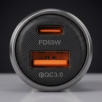 Blavec Automobilinis įkroviklis BS-05B Nitro - USB + Type C - QC 3.0 18W PD 65W (CCBS05BN-UCB) juodas