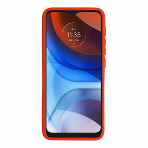 Camshield Soft dėklas telefonui Motorola Moto E7 Power/E7i Power raudonas