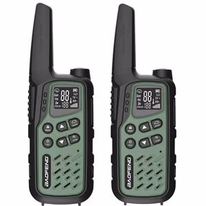 Baofeng BF-T25E racijų komplektas, 2 vnt., žalios