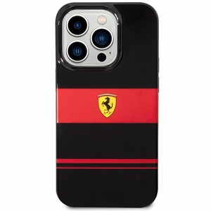 Ferrari FEHMP14LUCOK iPhone 14 Pro 6.1" juodas/juodas kietas dėklas IMD Combi Magsafe