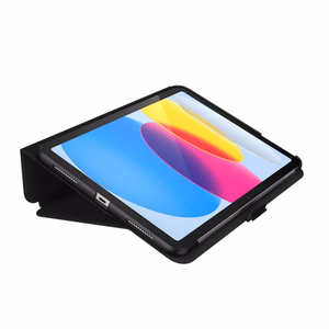 Speck Balance Folio atverčiamas dėklas, skirtas iPad 11" (2025) / 10.9" (2022), su Microban antimikrobine apsauga ir magnetine atrama, juodas
