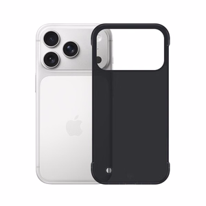 3mk Just20g Matinis dėklas telefonui Apple iPhone 17 Pro - matinė juoda