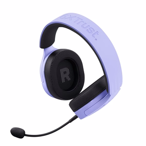 Trust GXT 491P FAYZO ausinės laidinės ir belaidės ant galvos žaidimų USB Type-A Bluetooth juodos, violetinės