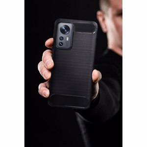 Karbono dėklas REALME 8 - juodas