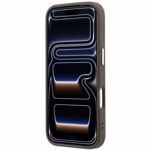 Dėklas, skirtas IPHONE 18 Pro Max/17 Pro Max (Big Resin Logo 4G) (spalva: ruda)