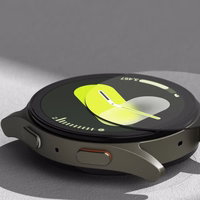 Ringke Slim ir grūdinto stiklo dėklas + stiklo rinkinys Samsung Galaxy Watch 7 44mm - juodas